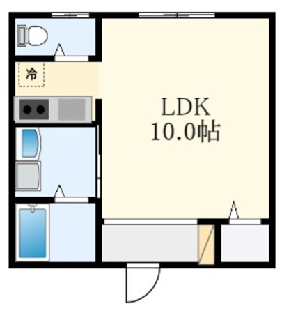 サニーハイツの物件間取画像